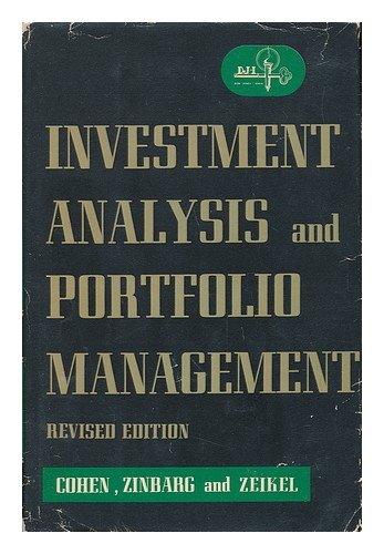 Beispielbild fr Investment Analysis and Portfolio Management zum Verkauf von Better World Books