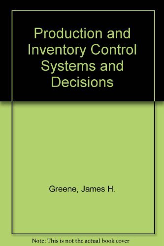 Beispielbild fr Production and Inventory Control : Systems and Decisions zum Verkauf von Better World Books