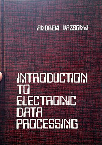 9780256014617: Introduction to electronic data processing
