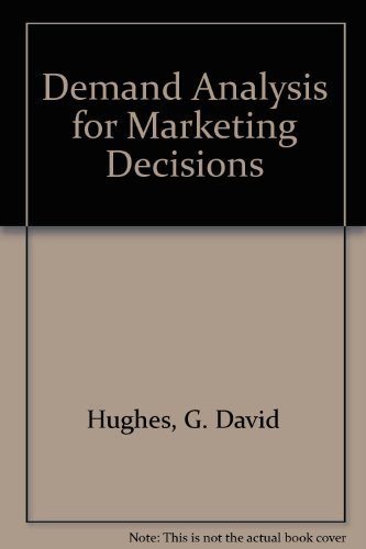 Stock image for Demand Analysis for Marketing Decisions for sale by Wonder Book