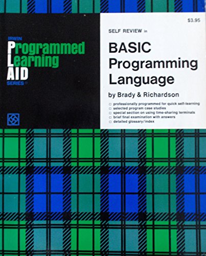 9780256014853: Programmed Learning Aid for BASIC Programming Language (Irwin PLAID series)