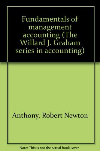 Stock image for Fundamentals of Management Accounting for sale by Better World Books