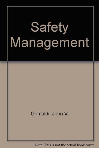 Imagen de archivo de Safety management (The Irwin series in management and the behavioral sciences) a la venta por ThriftBooks-Atlanta