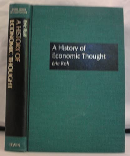 Beispielbild fr A History of Economic Thought zum Verkauf von Better World Books