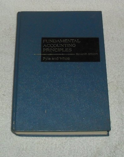 Beispielbild fr Fundamental accounting principles (The Willard J. Graham series in accounting) zum Verkauf von SecondSale