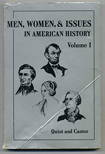 9780256016864: Men, women, and issues in American history (Dorsey series in history)