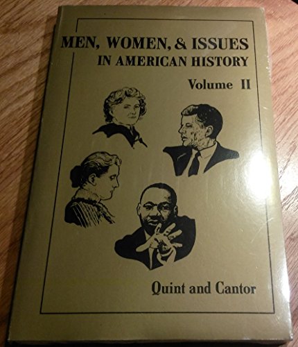 Stock image for Men, Women, and Issues in American History for sale by HPB-Emerald