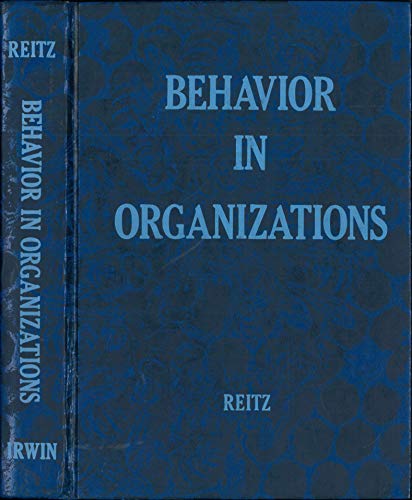 Beispielbild fr Behavior in Organizations zum Verkauf von Better World Books