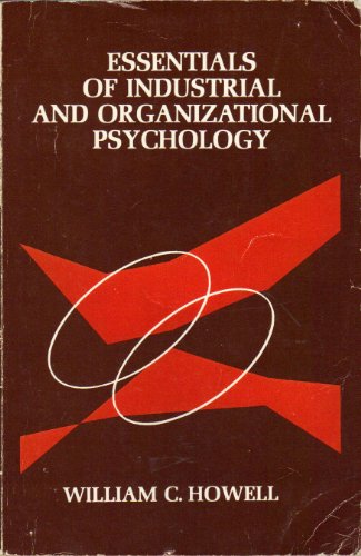 Imagen de archivo de Essentials of Industrial and Organizational Psychology a la venta por Better World Books