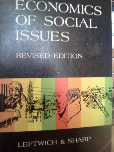 Beispielbild fr Economics of social issues zum Verkauf von Wonder Book