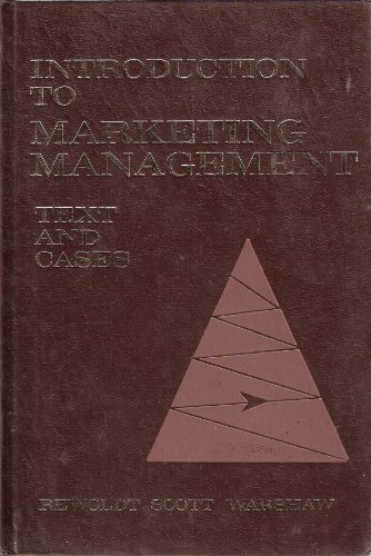 9780256019285: Introduction to Marketing Management