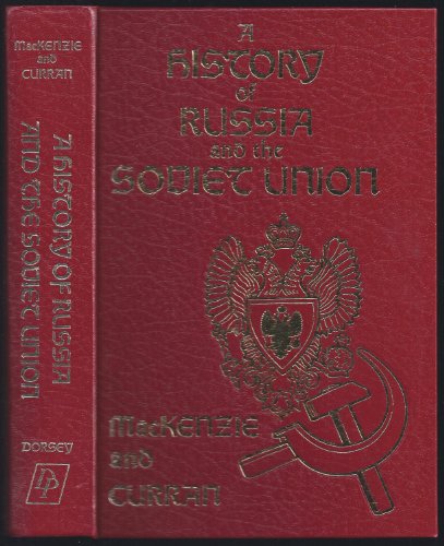 Beispielbild fr A History of Russia and the Soviet Union (The Dorsey Series in European History) zum Verkauf von Wonder Book