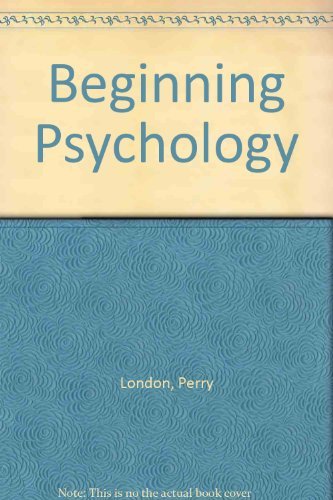 Beispielbild fr Beginning Psychology zum Verkauf von Better World Books: West