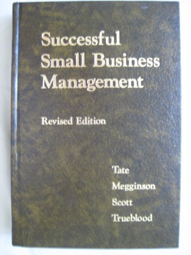 Imagen de archivo de Successful small business management a la venta por HPB-Red