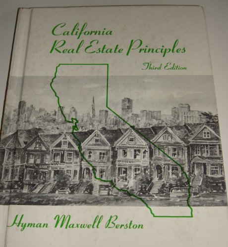 Stock image for California real estate principles for sale by SecondSale