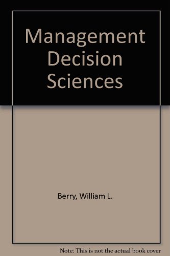 Beispielbild fr Management Decision Sciences : Cases and Readings zum Verkauf von Better World Books