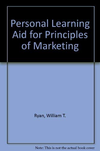 Imagen de archivo de Personal Learning Aid for Principles of Marketing (Irwin Programmed Learning Aid Series) a la venta por Wonder Book