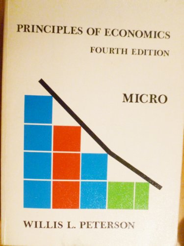 Stock image for Principles of Economics: Micro (The Irwin series in economics) for sale by MyLibraryMarket