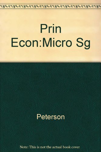 Stock image for Prin Econ:Micro Sg for sale by Wonder Book