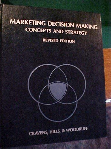 Stock image for Marketing Decision Making: Concepts and Strategy for sale by HPB-Red