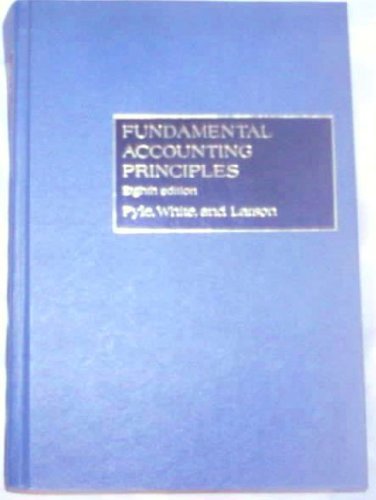 Imagen de archivo de Fundamental Accounting Principles a la venta por Better World Books