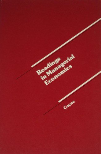 9780256024227: Readings in managerial economics
