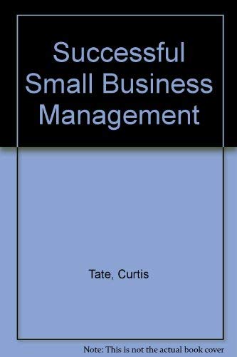 Imagen de archivo de Successful small business management a la venta por HPB-Red