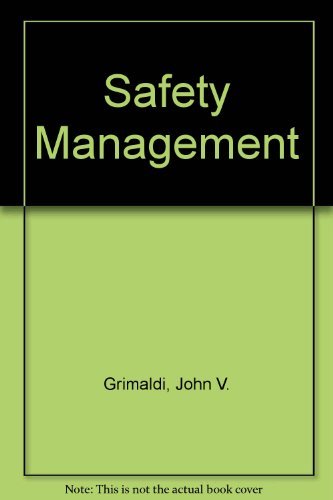 Imagen de archivo de Safety management a la venta por HPB-Red