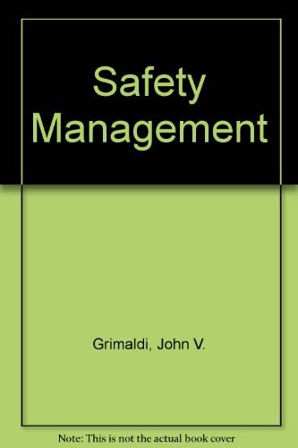 9780256025071: Safety management