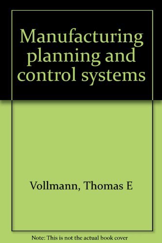 Beispielbild fr Manufacturing planning and control systems zum Verkauf von HPB-Red