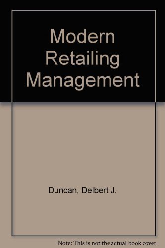 9780256025323: Modern Retailing Management: Basic Concepts and Practices