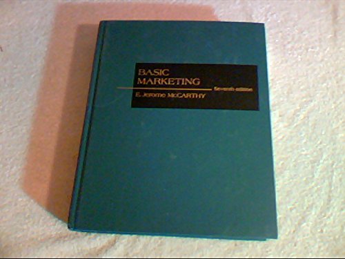 Stock image for Basic Marketing : A Managerial Approach for sale by Better World Books