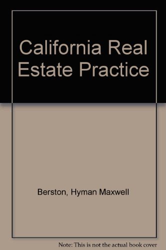 Stock image for California Real Estate Practice for sale by Bank of Books