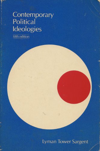 Stock image for Contemporary political ideologies: A comparative analysis (The Dorsey series in political science) for sale by HPB-Red