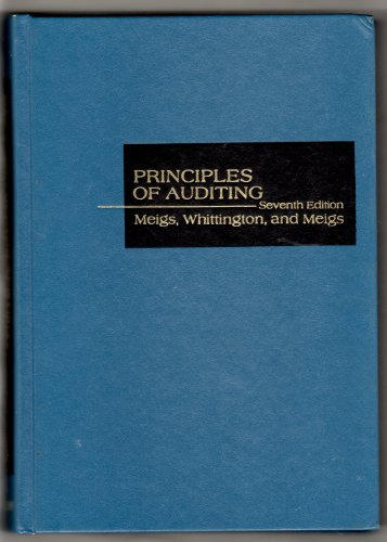 Imagen de archivo de Principles of auditing (The Willard J. Graham series in accounting) a la venta por Wonder Book