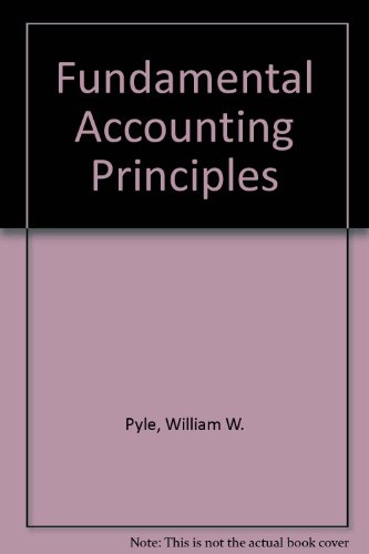 Beispielbild fr Fundamental Accounting Principles zum Verkauf von Wonder Book