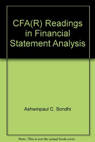 Stock image for Readings in Financial Analysis for sale by Better World Books Ltd