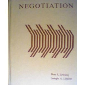 Beispielbild fr Negotiation zum Verkauf von Better World Books