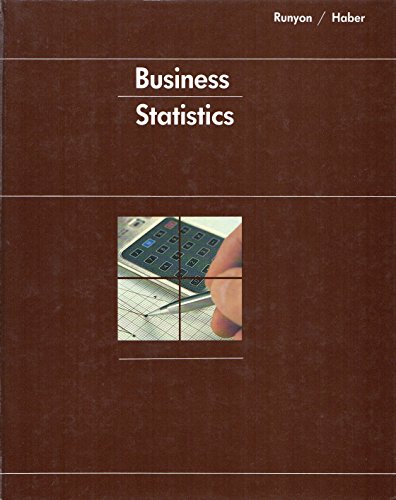 Imagen de archivo de Business Statistics a la venta por Better World Books