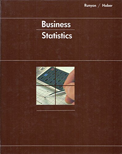 Stock image for Business Statistics for sale by Better World Books