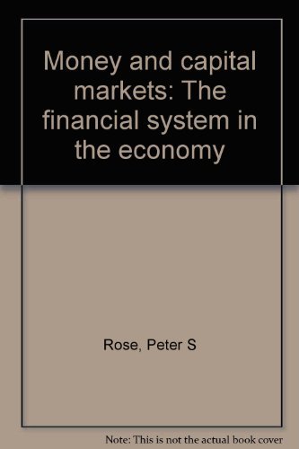 Stock image for Money and capital markets: The financial system in the economy for sale by HPB-Red