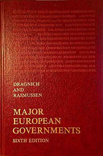 Stock image for Major European governments (The Dorsey series in political science) for sale by SecondSale