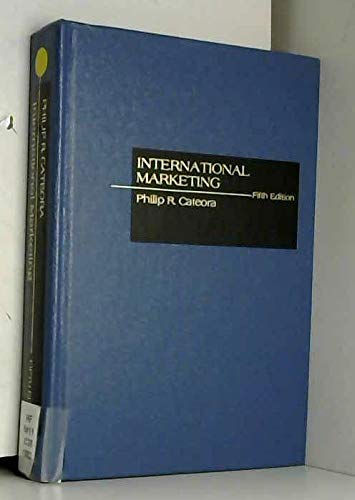 Stock image for International marketing (The Irwin series in marketing) for sale by Wonder Book