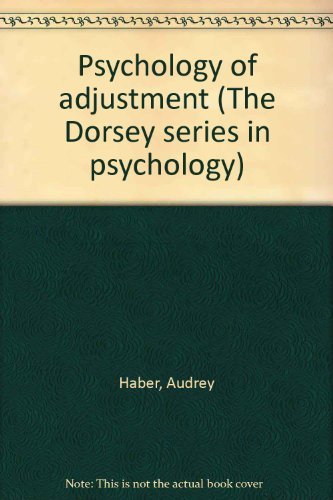 Imagen de archivo de Psychology of Adjustment a la venta por Better World Books