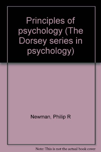 Imagen de archivo de Principles of psychology (The Dorsey series in psychology) a la venta por HPB-Red