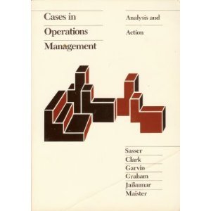 Imagen de archivo de Cases in Operations Management: Analysis and Action a la venta por Wonder Book