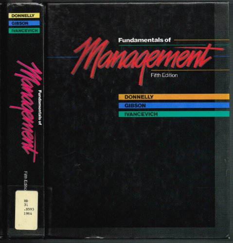 9780256030570: Fundamentals of management