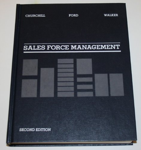 Stock image for Sales force management: Planning, implementation, and control (The Irwin series in marketing) for sale by POQUETTE'S BOOKS