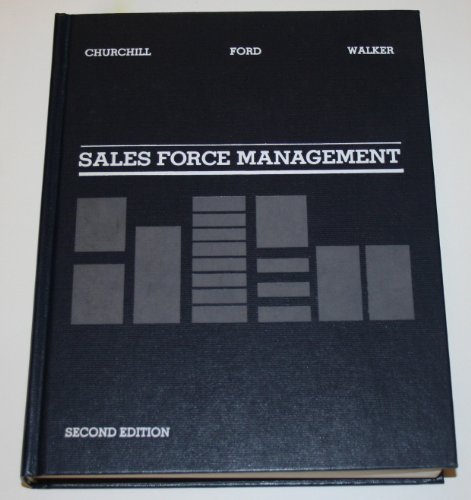 9780256031843: Sales force management: Planning, implementation, and control (The Irwin series in marketing)