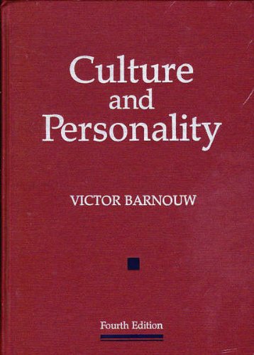 9780256032376: Culture and Personality